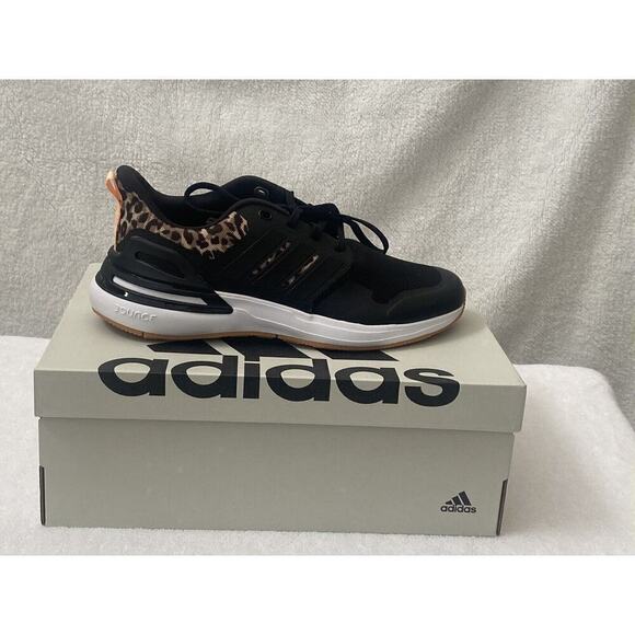 adidas Other - adidas Youth Rapidasport K Shoes Size 7 Black/Leopard
